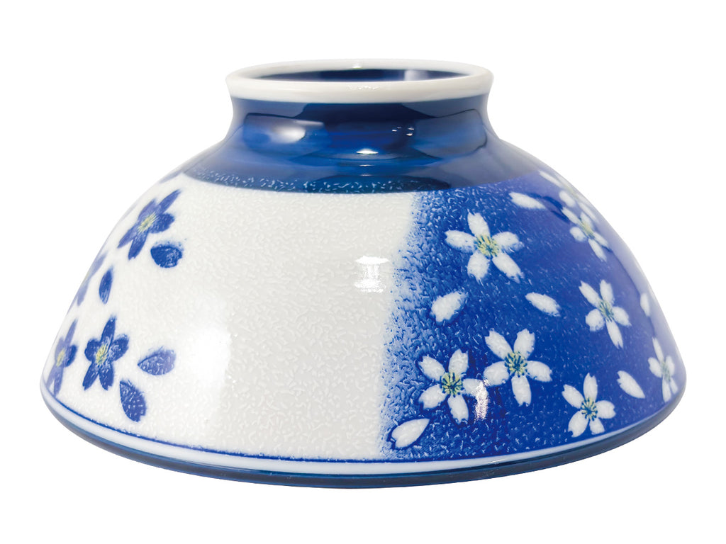 美濃焼大平茶碗（桜、ブルー） ダイソー(DAISO)