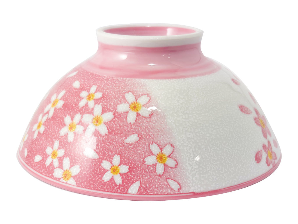 美濃焼大平茶碗（桜、ピンク） ダイソー(DAISO)
