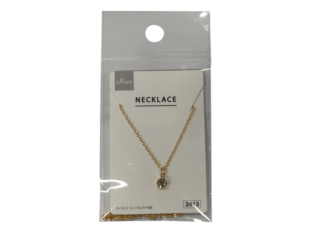 ネックレス（シンプルダイヤ調） ダイソー(DAISO)