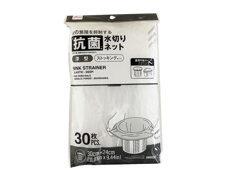 水切りネット（ストッキング、深型、抗菌、３０枚） ダイソー(DAISO)