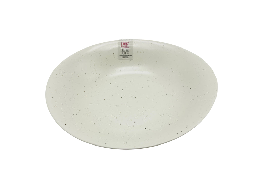 軽量丸深皿（粉引） ダイソー(DAISO)