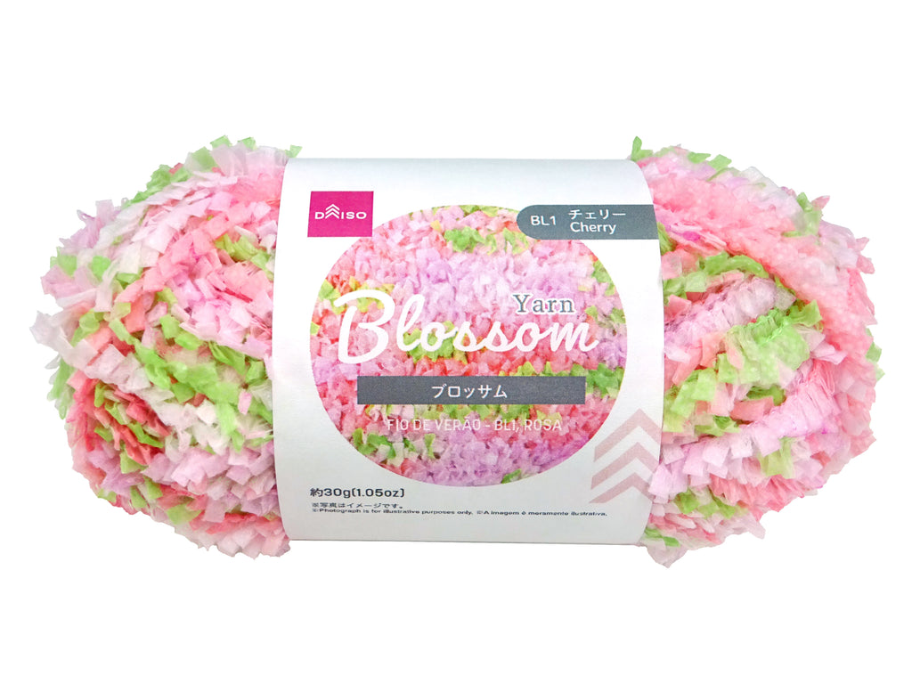毛糸（ブロッサム、ＢＬ１、チェリー） ダイソー(DAISO)