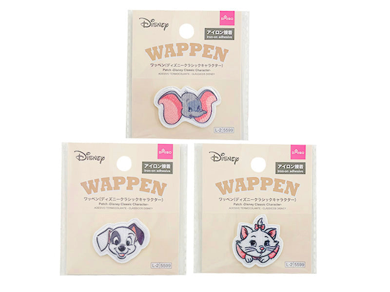 ワッペン（ディズニークラシックキャラクター） ダイソー(DAISO)