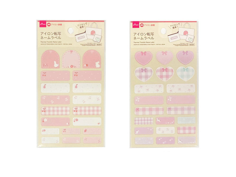 アイロン転写ネームラベル（ファンシー、ガーデン） ダイソー(DAISO)