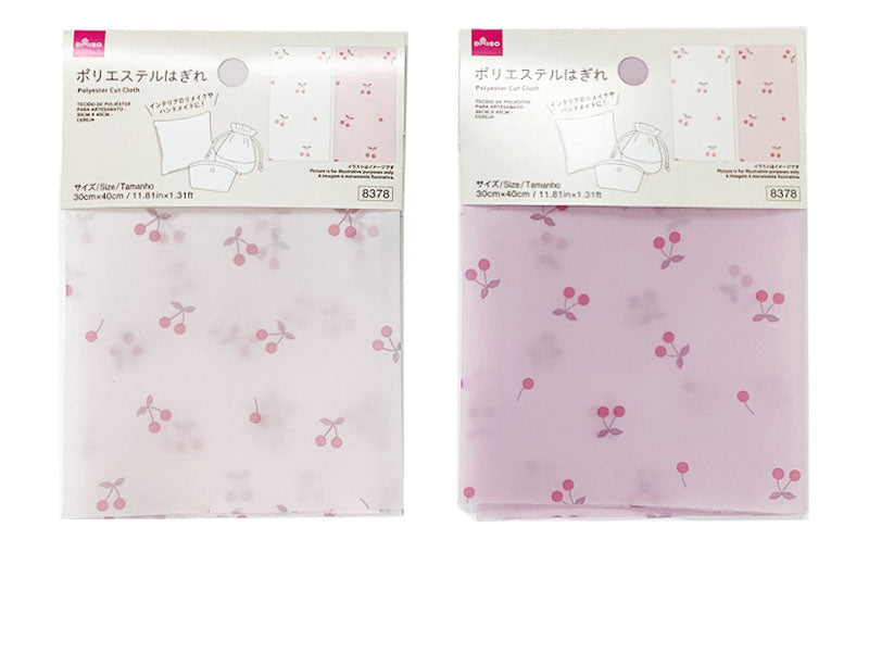 ポリエステルはぎれ（さくらんぼ） ダイソー(DAISO)