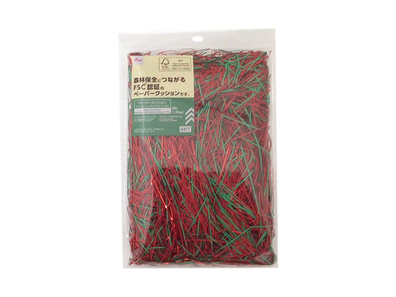 ペーパークッション（レッド、グリーン、メタリックカラー入） ダイソー(DAISO)
