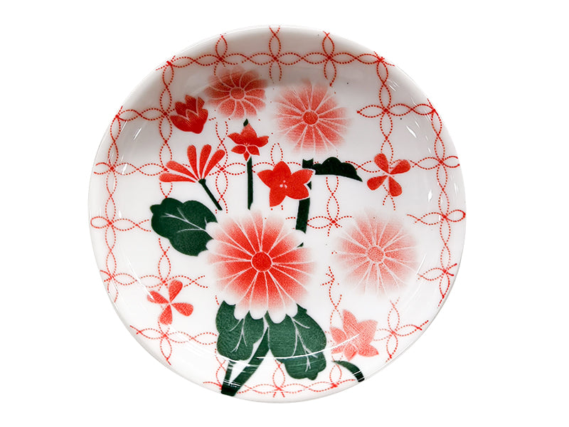 丸皿（花、Ｂ） ダイソー(DAISO)