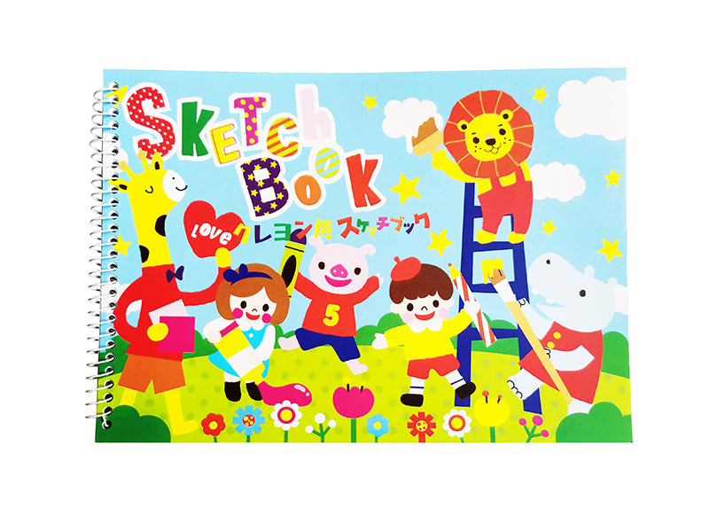 クレヨン用スケッチブック（２５枚、Ｂ５） ダイソー(DAISO)