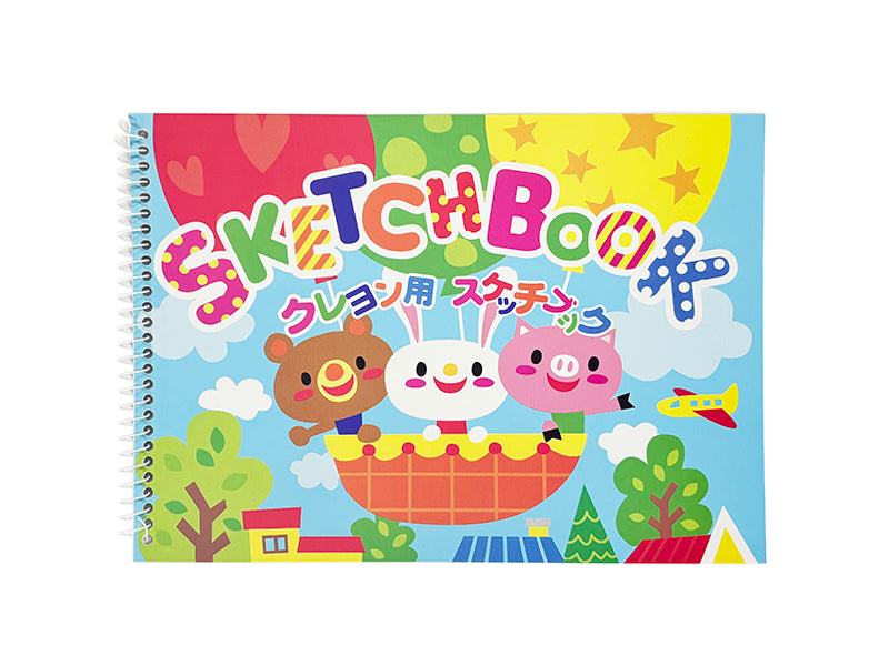 クレヨン用スケッチブック（２８枚、Ｂ５） ダイソー(DAISO)