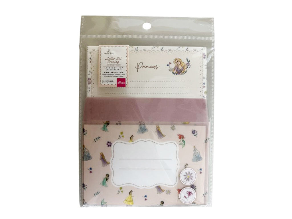 レターセット、トレーシング（ディズニープリンセス） ダイソー(DAISO)