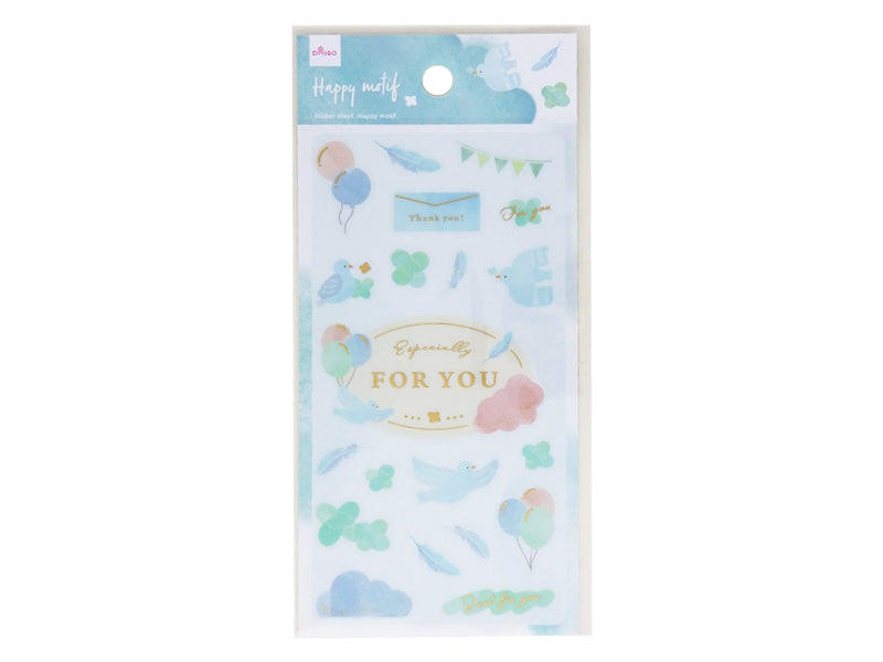 シートシール（幸せモチーフ） ダイソー(DAISO)