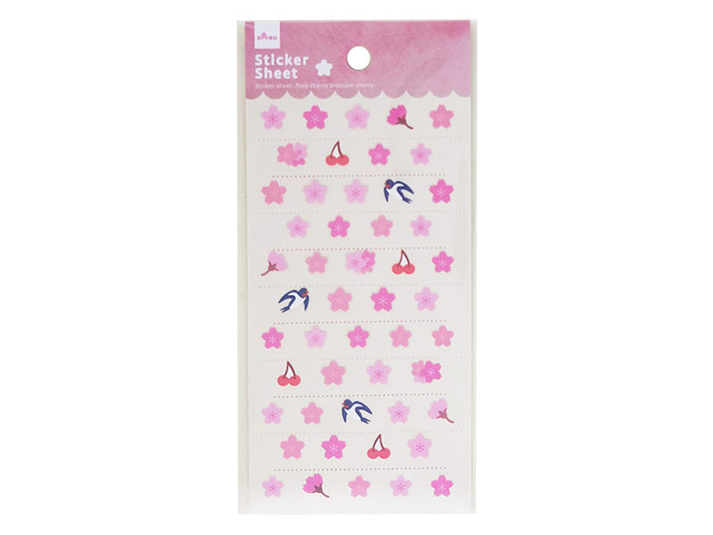 シートシール（ちまちま桜チェリー） ダイソー(DAISO)