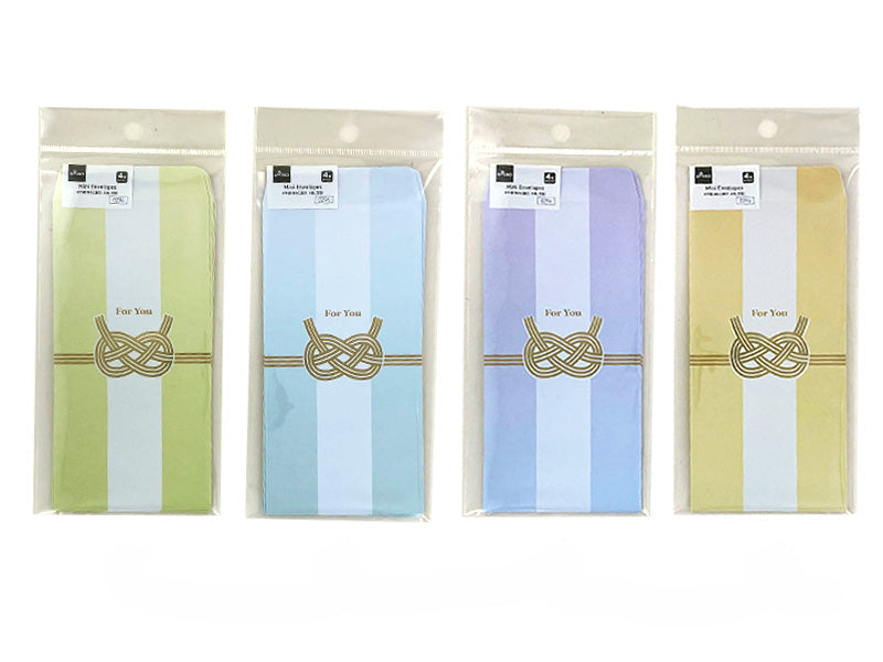 ポチ袋（あわじ結び、４枚、万型） ダイソー(DAISO)
