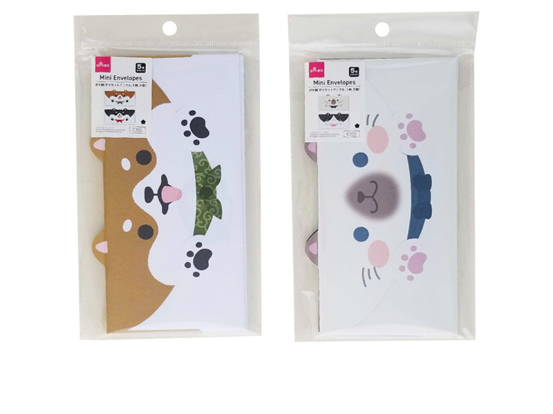 ポチ袋（ダイカットアニマル、５枚、万型） ダイソー(DAISO)