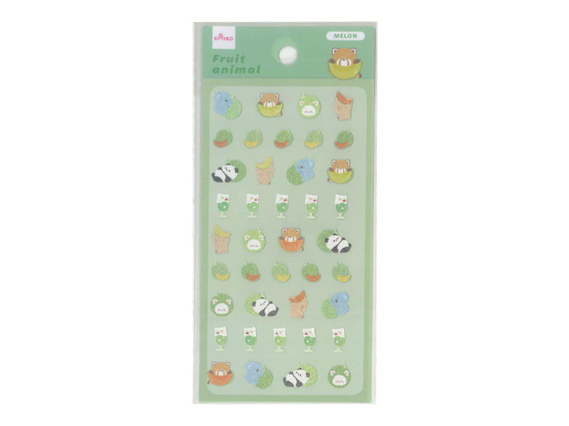 シートシール（フルーツアニマル、メロン） ダイソー(DAISO)