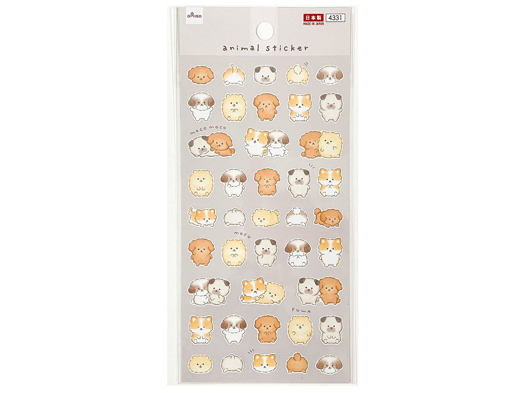 シール（アニマル、いぬ２） ダイソー(DAISO)
