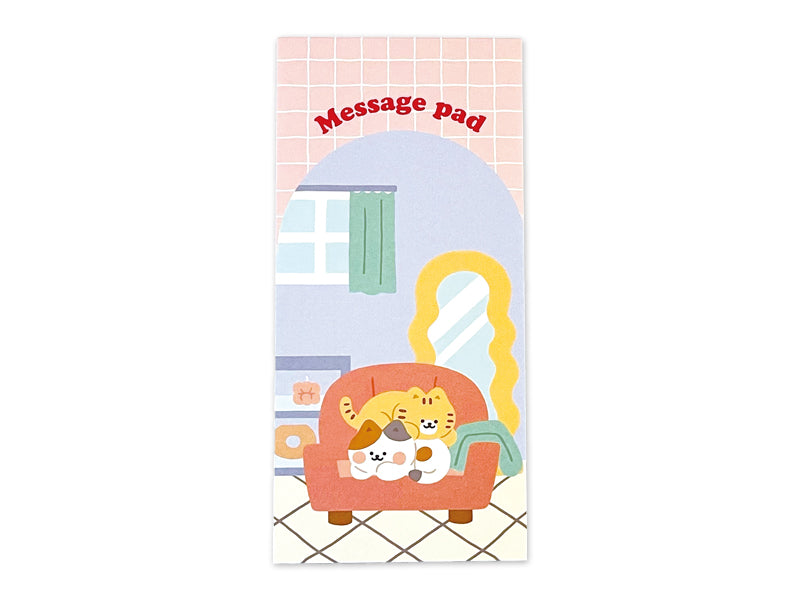 一筆箋（猫文具、ゆる猫の部屋） ダイソー(DAISO)