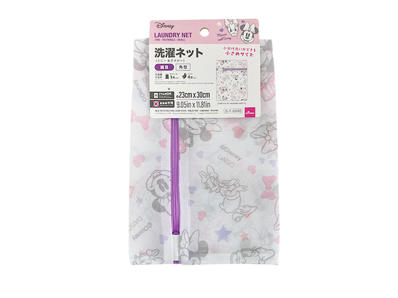 洗濯ネット、細目、角型、小さめ（ミニー＆デイジー） ダイソー(DAISO)