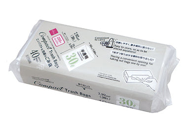 コンパクトな包装のごみ袋（半透明、４０枚） ダイソー(DAISO)