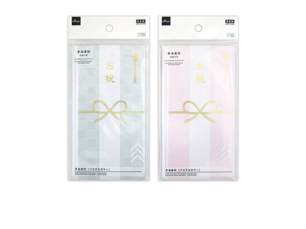 多当金封（パステルカラー） ダイソー(DAISO)