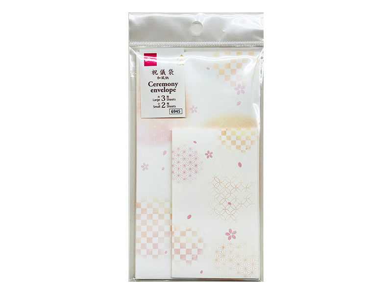 祝儀袋（和風柄、大３枚、小２枚） ダイソー(DAISO)