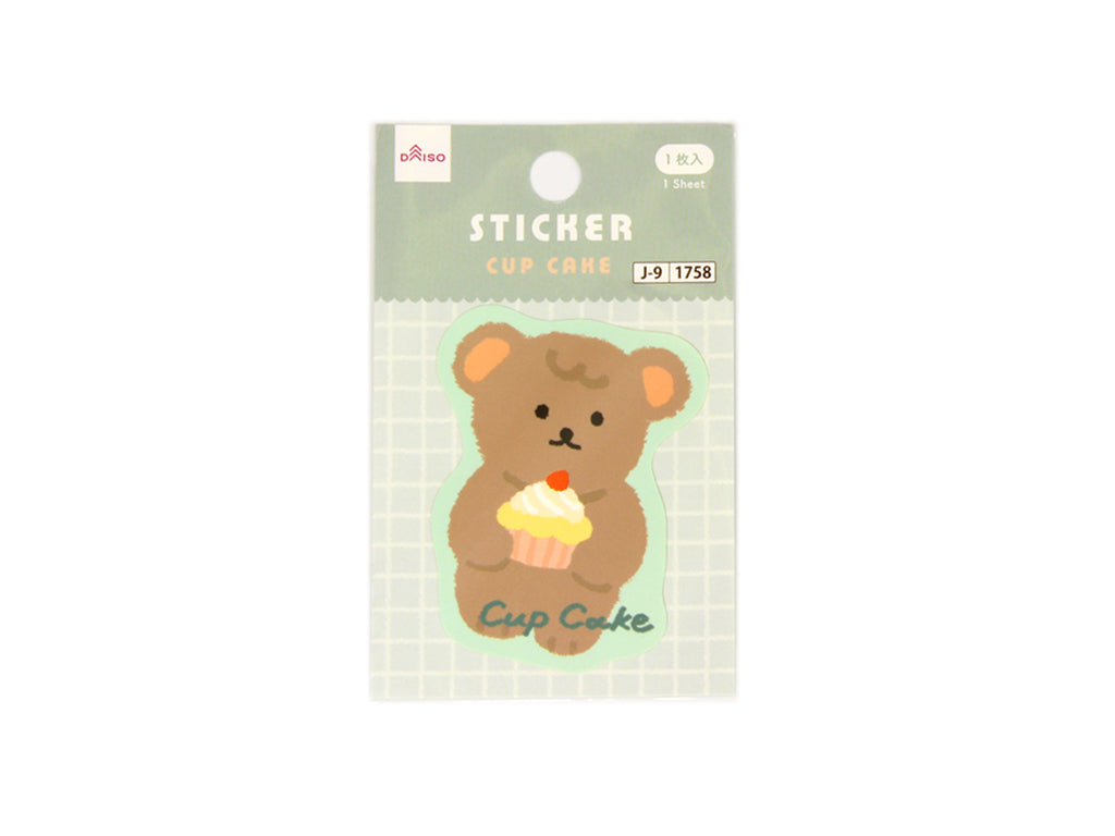 ステッカー（Ｓｗｅｅｔ Ａｎｉｍａｌｓ、クマ） ダイソー(DAISO)