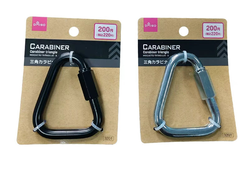 三角カラビナ（Ｂ） ダイソー(DAISO)