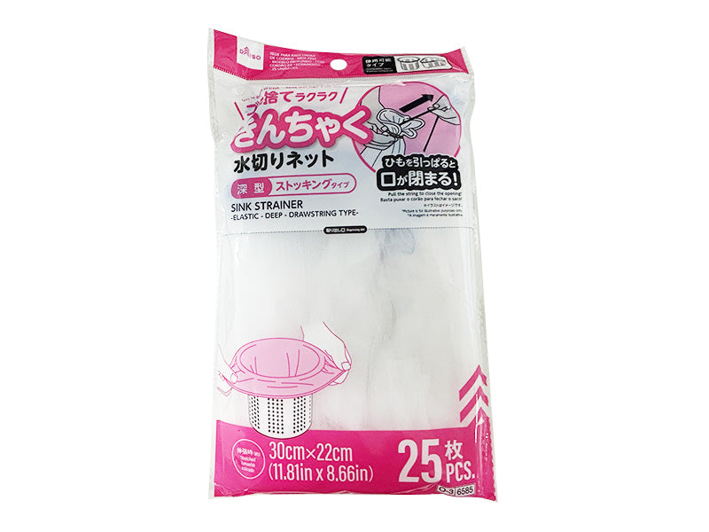 水切りネット（ストッキング、深型、巾着タイプ、２５枚） ダイソー(DAISO)