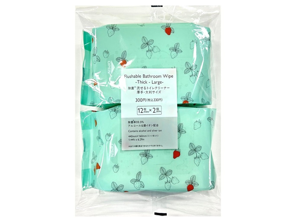 除菌 流せるトイレクリーナー（厚手、大判サイズ） ダイソー(DAISO)