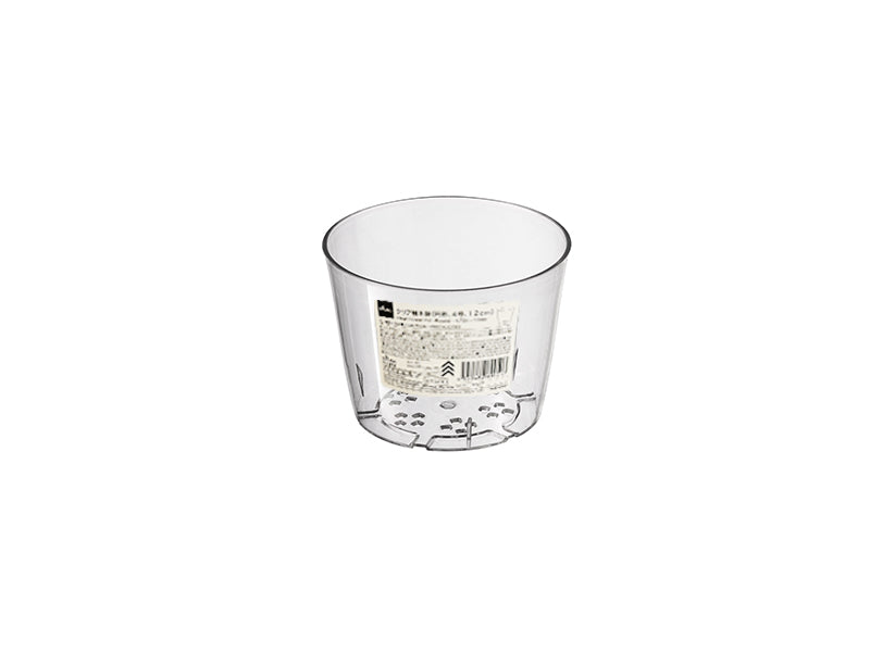 クリア植木鉢（円形）４号、１２ｃｍ ダイソー(DAISO)