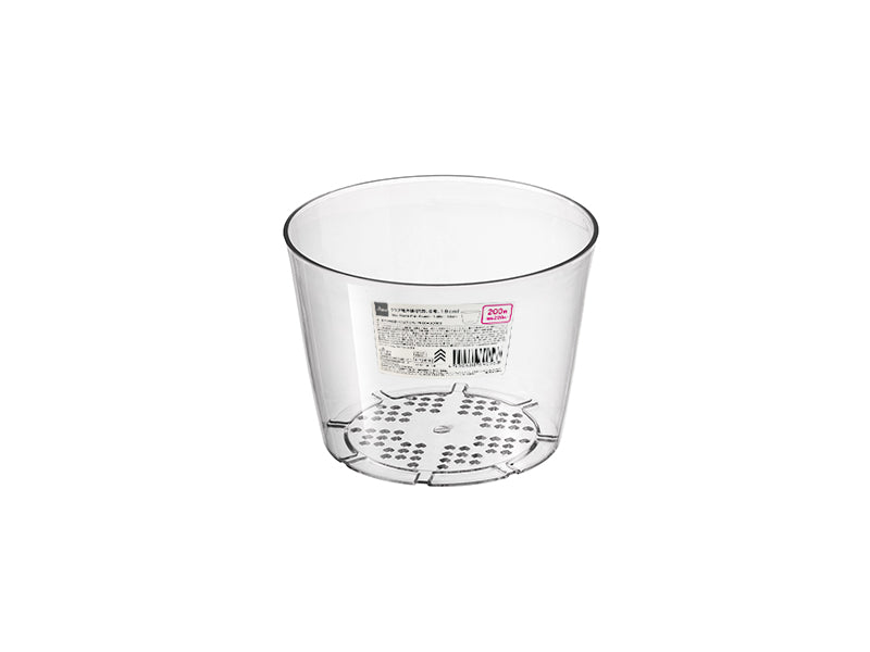 クリア植木鉢（円形）６号、１８ｃｍ ダイソー(DAISO)