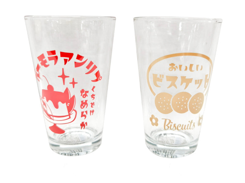 レトロ柄グラス（Ｂ） ダイソー(DAISO)