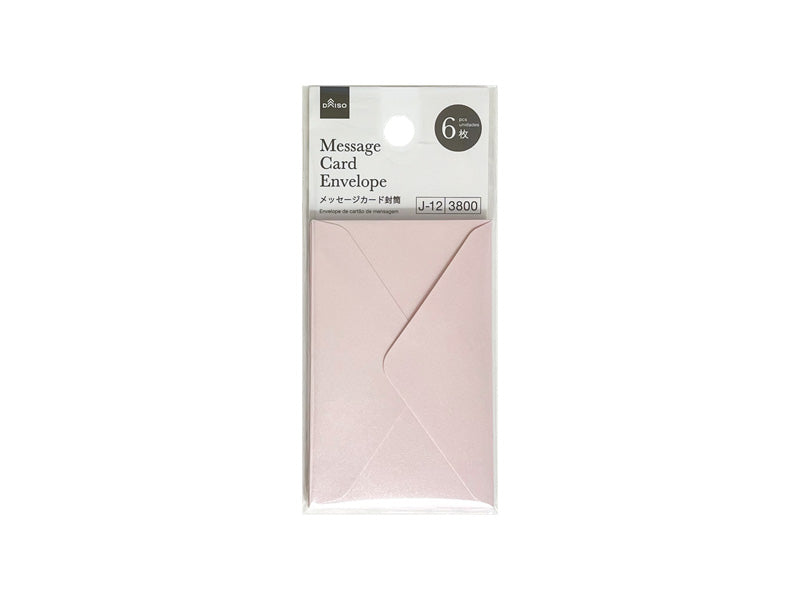 メッセージカード封筒（パールピンク） ダイソー(DAISO)