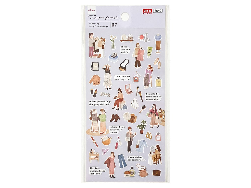 シール（タンファボリ、ファッション） ダイソー(DAISO)