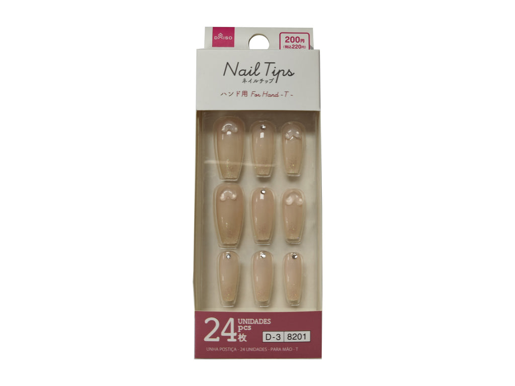 ネイルチップ（２４枚、ハンド用、Ｔ） ダイソー(DAISO)