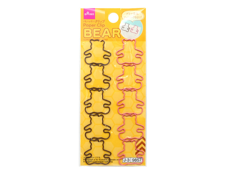 ペーパークリップ（クマ） ダイソー(DAISO)
