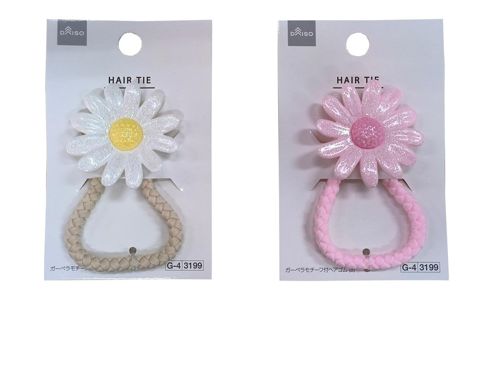 ガーベラモチーフ付ヘアゴム（Ｂ） ダイソー(DAISO)