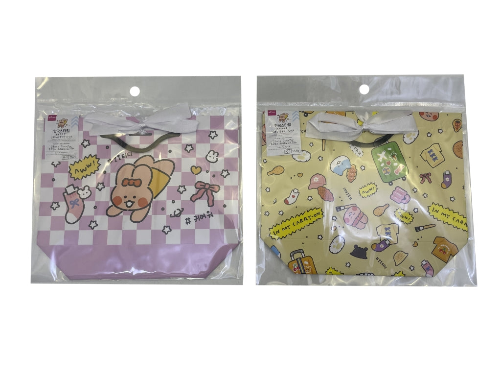 リボン付ギフトバッグ（韓国スタイルキャラクター） ダイソー(DAISO)