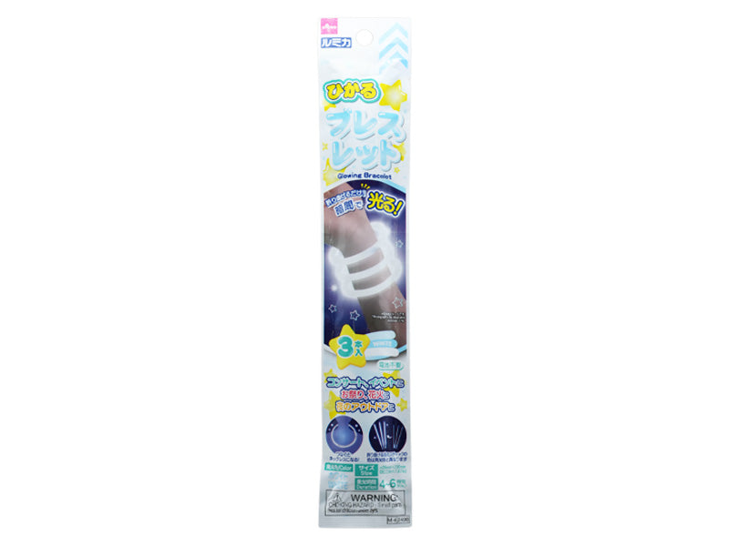 光るブレスレット（３本、ホワイト） ダイソー(DAISO)