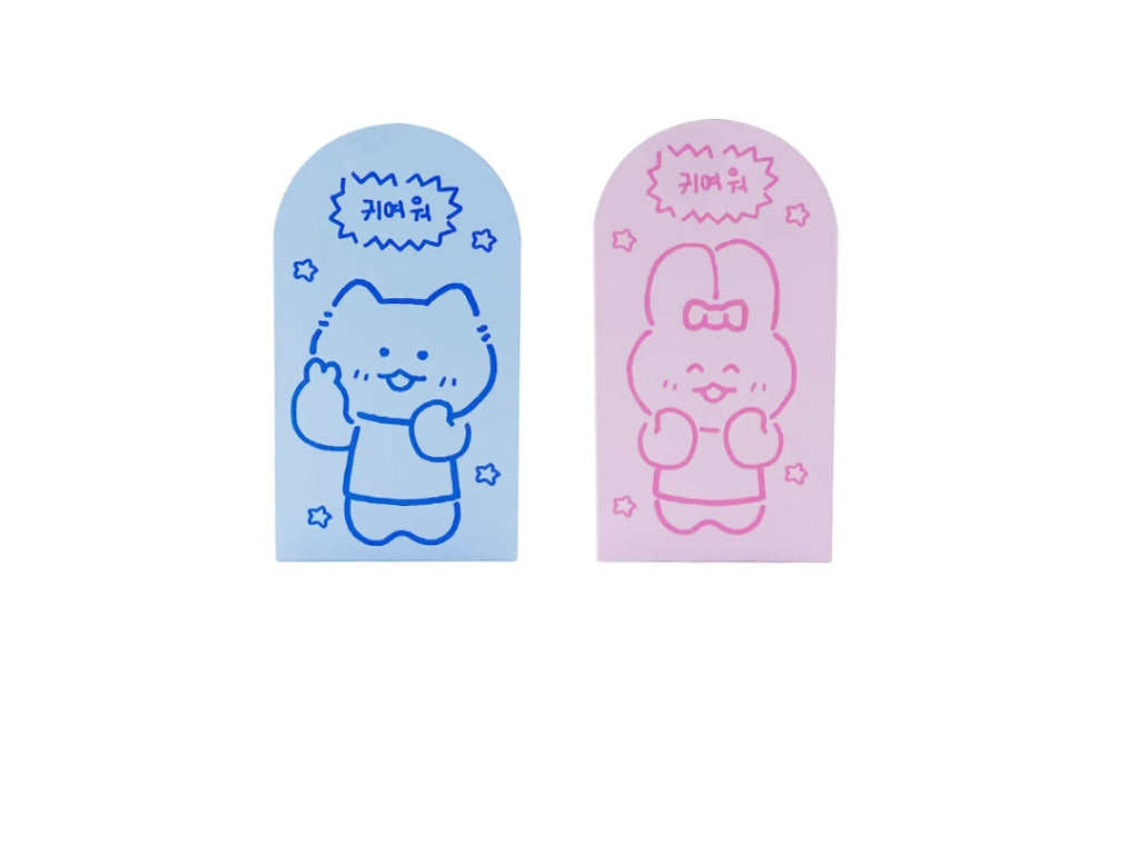 ブックエンド（韓国スタイルキャラクター、ロングタイプ） ダイソー(DAISO)