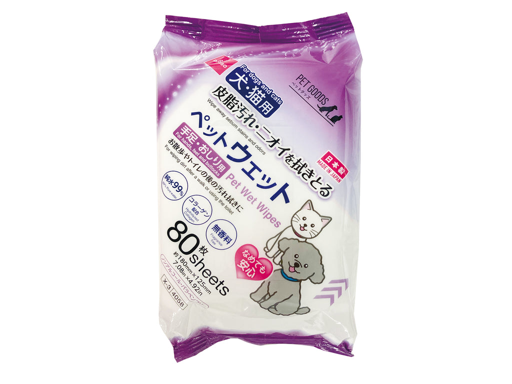 ペットウェット（８０枚、コラーゲン配合） ダイソー(DAISO)