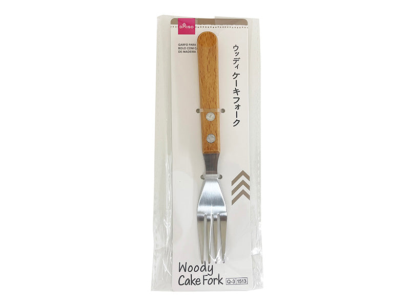 ウッディケーキフォーク ダイソー(DAISO)