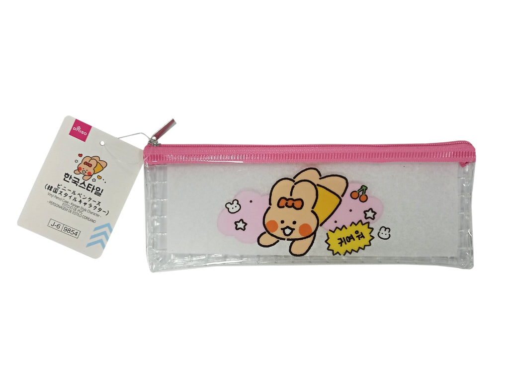 ビニールペンケース（韓国スタイルキャラクター） ダイソー(DAISO)