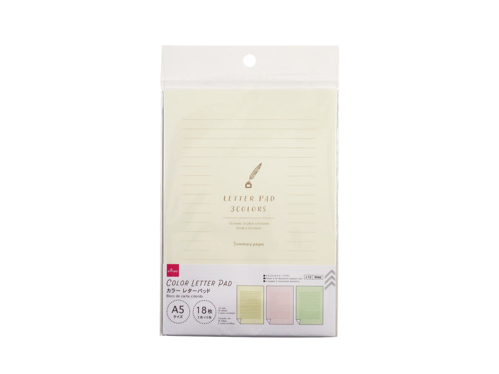 Ａ５レターパッド（ミックスカラー） ダイソー(DAISO)