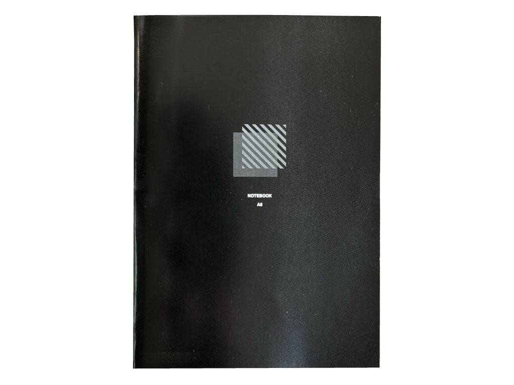 推し活ノート（Ａ５、方眼５ｍｍ、４８ページ、ブラック） ダイソー(DAISO)