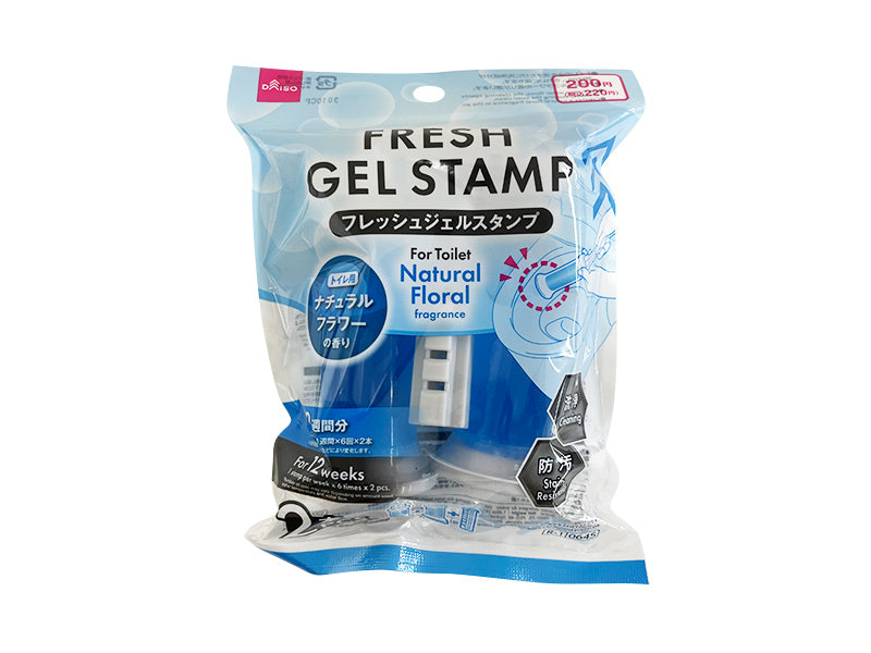 フレッシュジェルスタンプ（トイレ用、ナチュラルフラワー） ダイソー(DAISO)