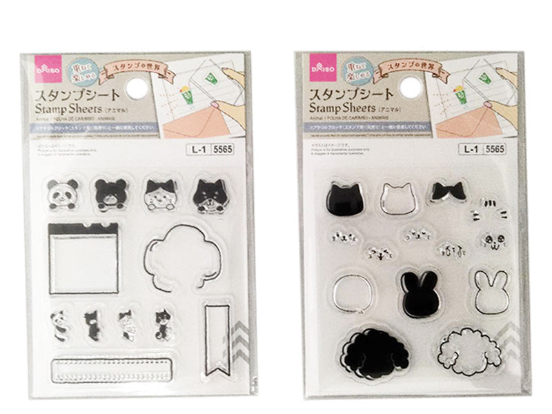 スタンプシート（アニマル） ダイソー(DAISO)