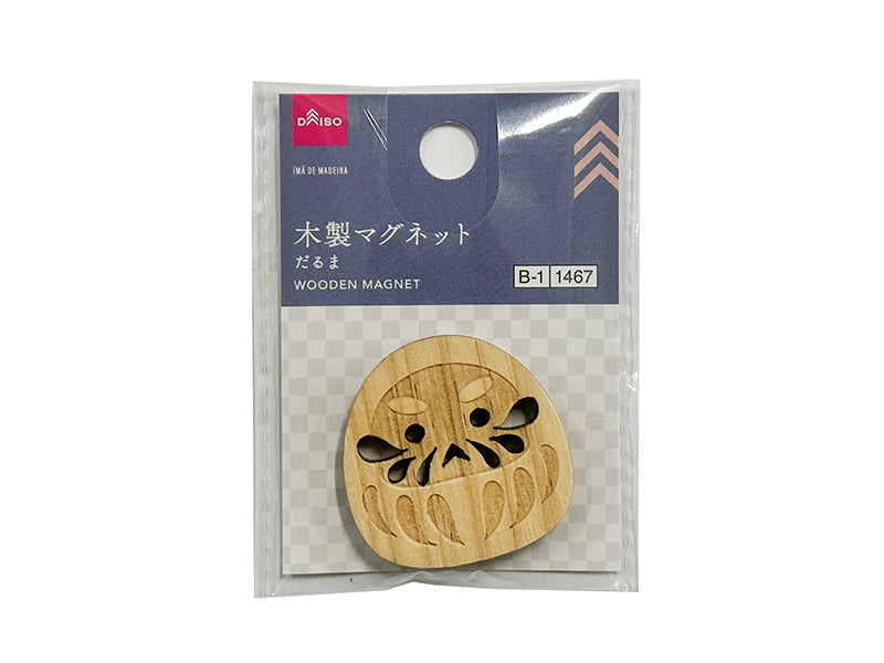 木製マグネット（だるま） ダイソー(DAISO)