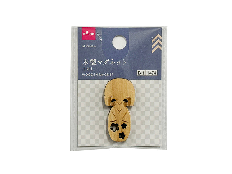 木製マグネット（こけし） ダイソー(DAISO)