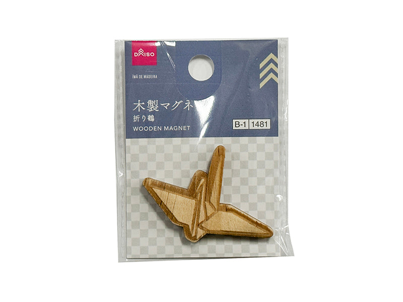 木製マグネット（折り鶴） ダイソー(DAISO)